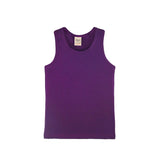 Girls' Soft Solid Cotton Blend Racerback Tank Top
