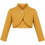 Baby Knit Button Detailed Bolero Cardigan