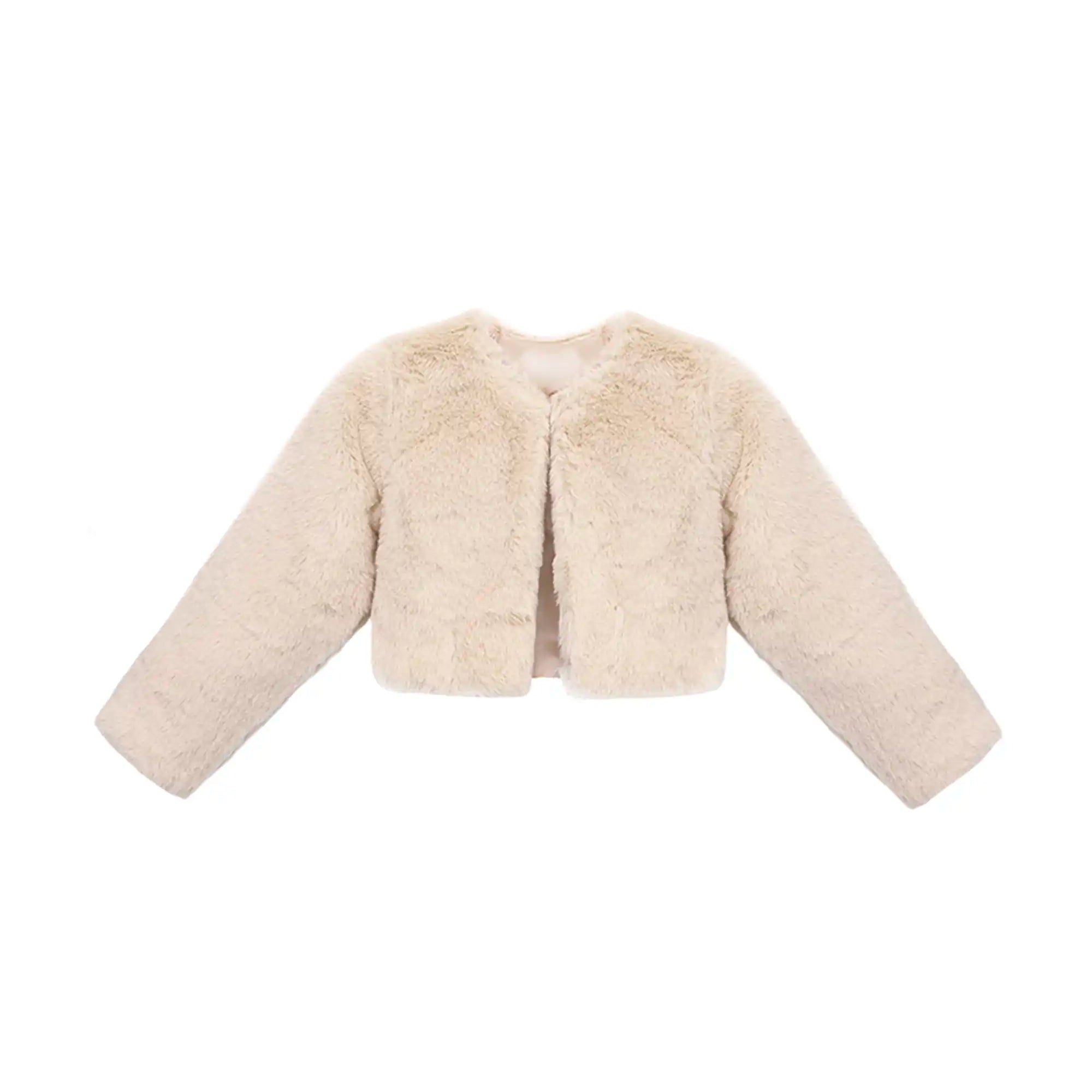 Girls' Bolero Cozy Faux Fur Jacket Shrug