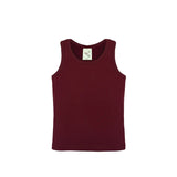 Girls' Soft Solid Cotton Blend Racerback Tank Top