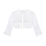 Girls Patterned Knit Bolero Cardigan