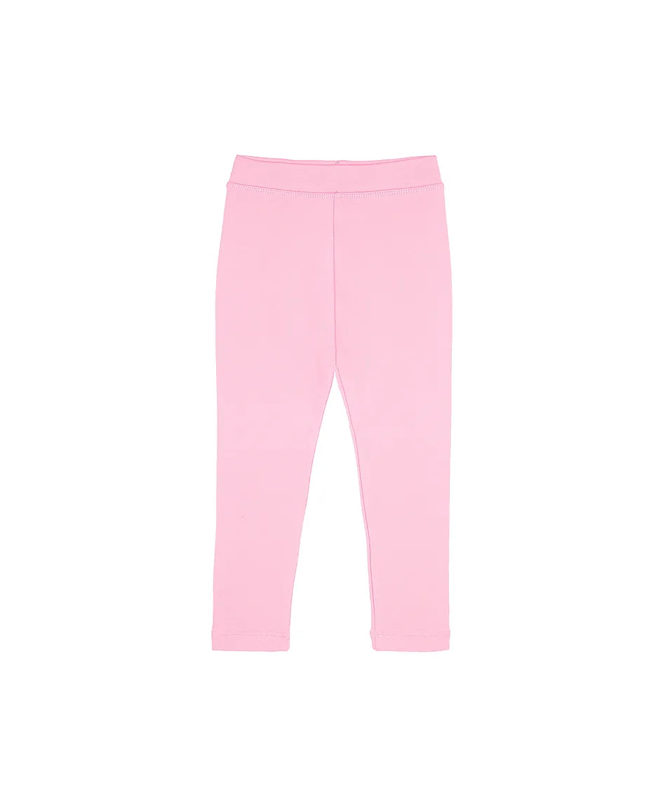 Little Girls Basic Solid Full Length Cotton Soft Legging