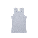 Girls' Soft Solid Cotton Blend Racerback Tank Top / 8 to 10 Years