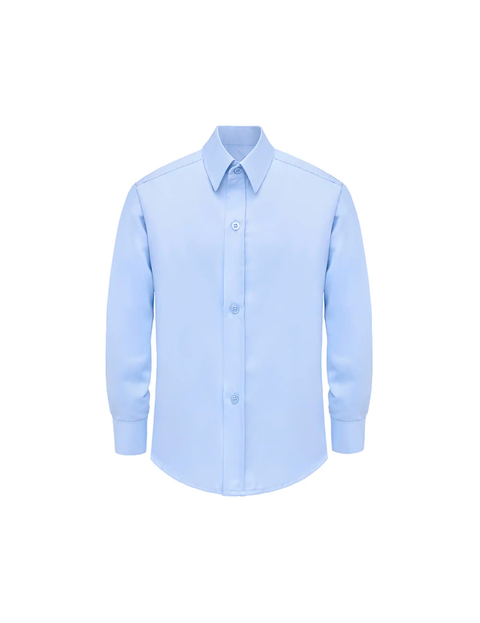 Boys' Button Down Shirt Solid Long Sleeve Dress Shirt