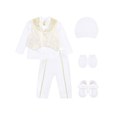 Newborn Baby 6-Piece Cotton Suit Set