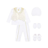 Newborn Baby 6-Piece Cotton Suit Set