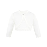 Girls' Bolero Cardigan Shrug Knit Long Sleeve Button Closure