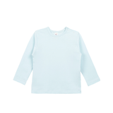 Baby Cotton Long Sleeve Basic Crewneck T-Shirt