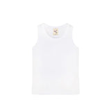 Girls' Soft Solid Cotton Blend Racerback Tank Top
