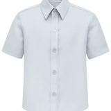Lilax Boys Classic Short Sleeve Button Down Casual Solid Dress Shirt