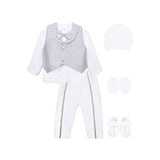 Newborn Baby 6-Piece Cotton Suit Set