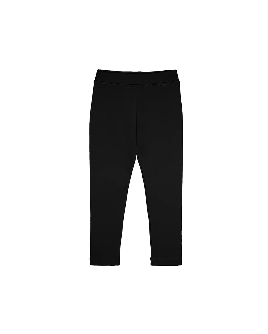 Little Girls Basic Solid Full Length Cotton Soft Legging