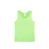 Girls' Soft Solid Cotton Blend Racerback Tank Top