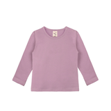 Baby Cotton Long Sleeve Basic Crewneck T-Shirt