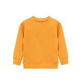 Boys Basic Crewneck Long Sleeve Pullover Cotton Kids Sweatshirt