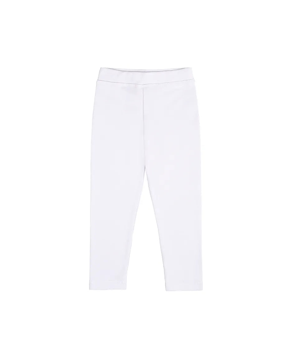 Little Girls Basic Solid Full Length Cotton Soft Legging
