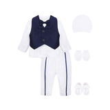Newborn Baby 6-Piece Cotton Suit Set