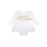 Newborn Gold Glitter Tutu Bodysuit
