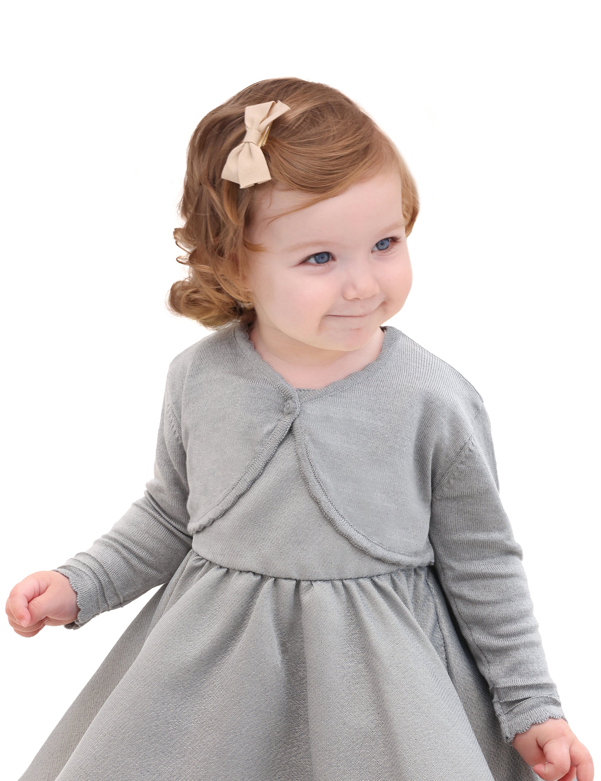 Baby Girls' Knitted Bolero Cardigan