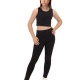 Girls Athletic Crop Top & Legging Set