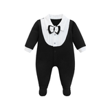 Baby Boy Gentleman Tuxedo Footie