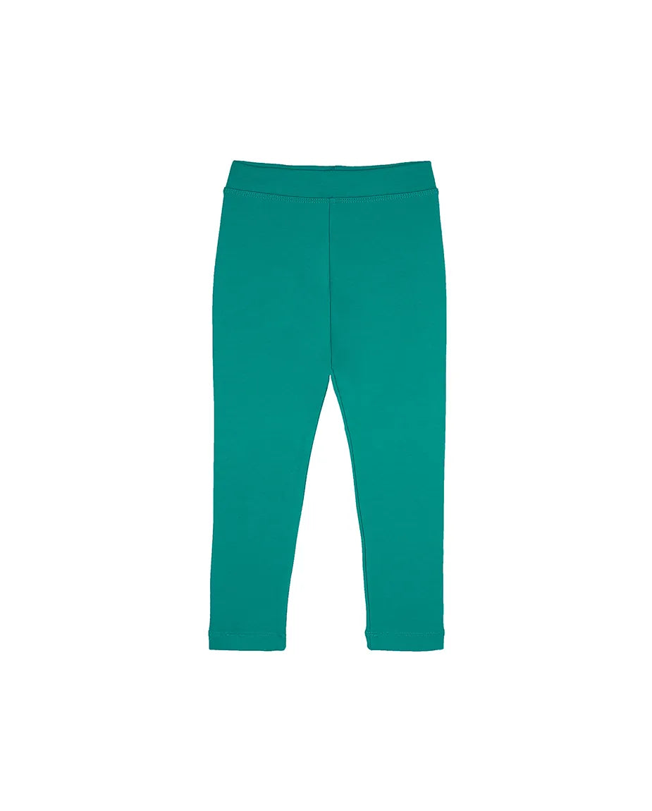 Little Girls Basic Solid Full Length Cotton Soft Legging