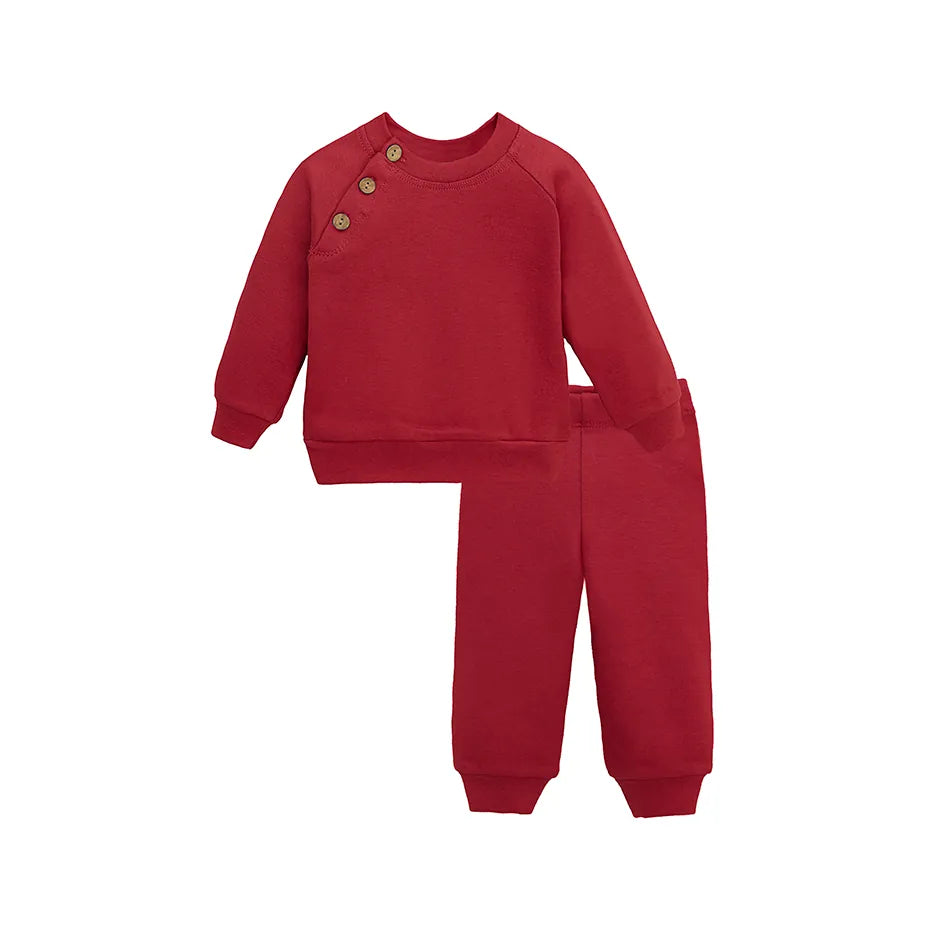 Baby Cotton Sweatshirt & Sweatpant Set