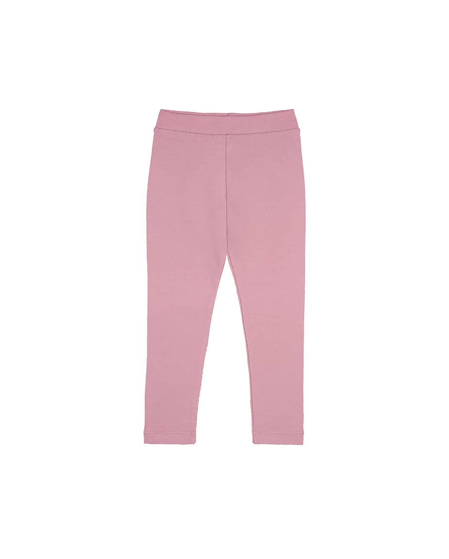 Little Girls Basic Solid Full Length Cotton Soft Legging