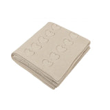 Baby Girl Cotton Knit Heart Receiving Blanket