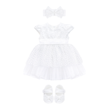 Baby Sparkling Polka Dot Tulle Dress Set
