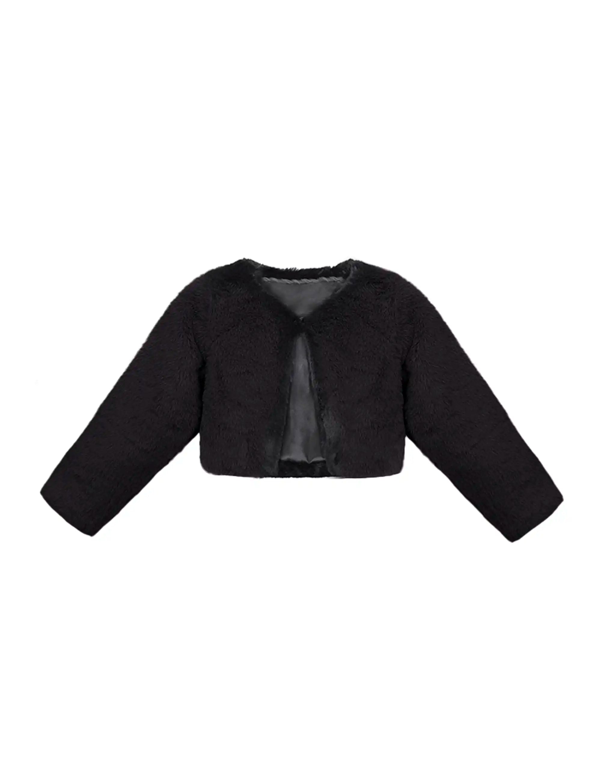 Girls' Bolero Cozy Faux Fur Jacket Shrug