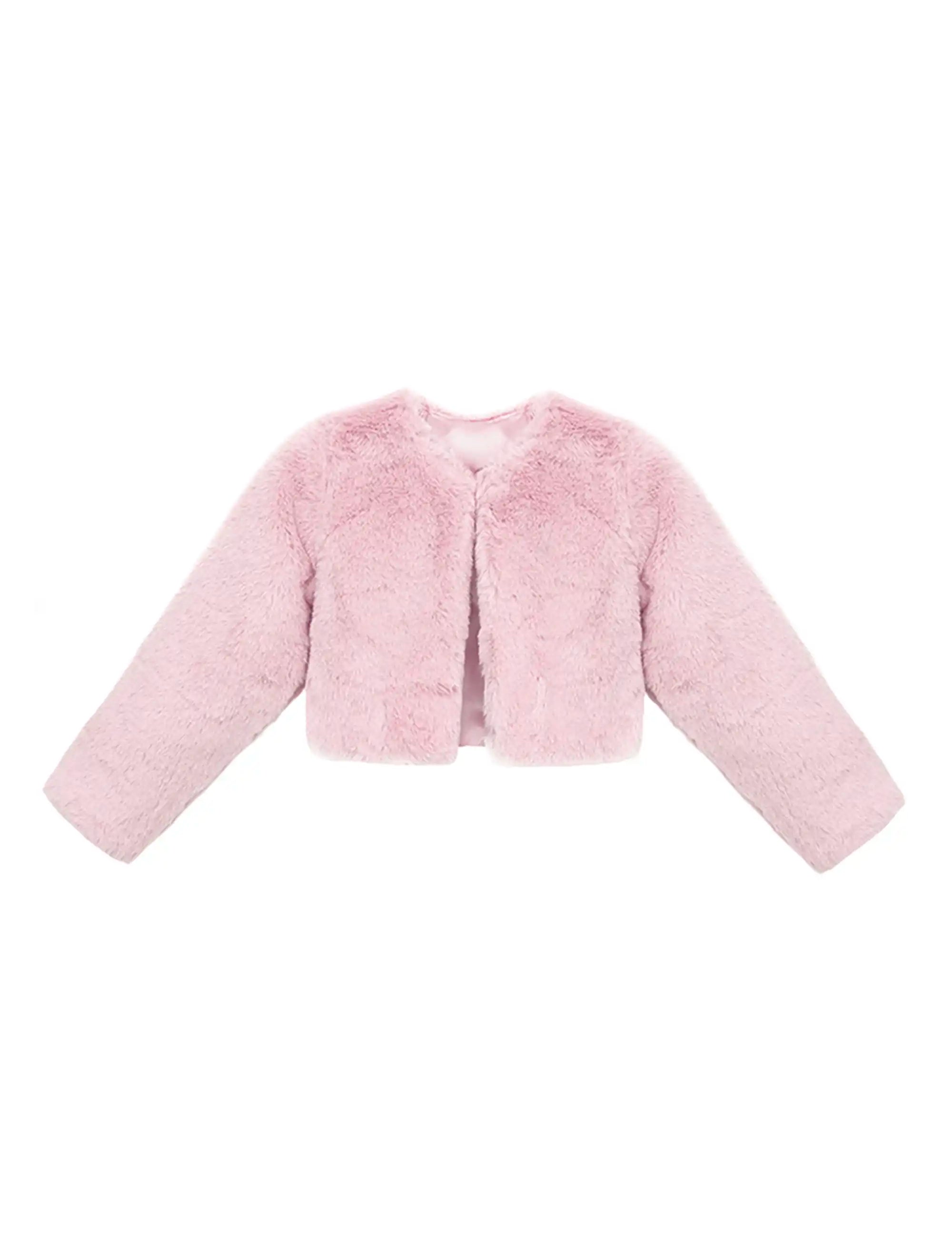 Girls' Bolero Cozy Faux Fur Jacket Shrug