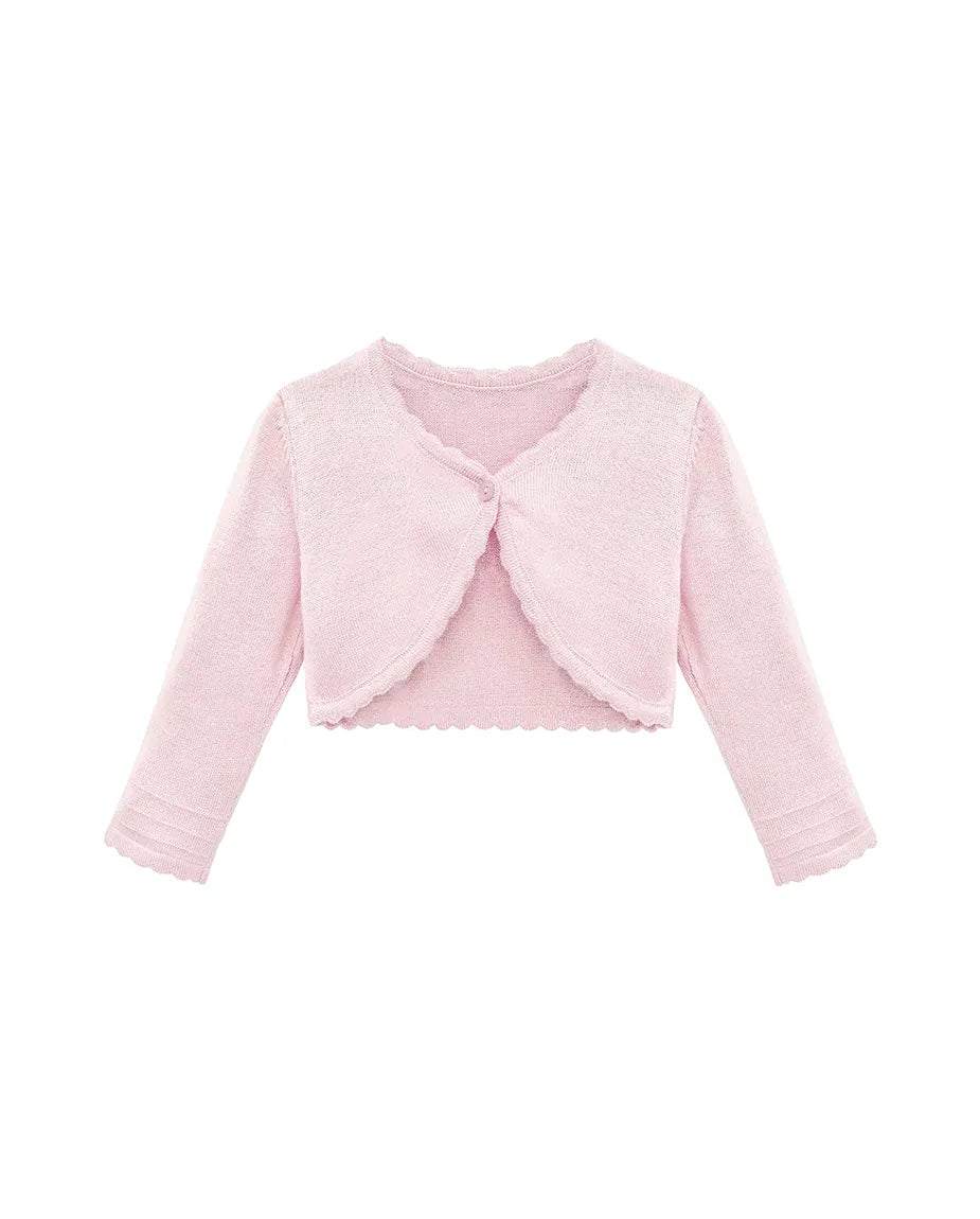 Baby Knit Buttoned Bolero Cardigan
