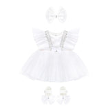 Baby Sequined Tulle Party Dress Set