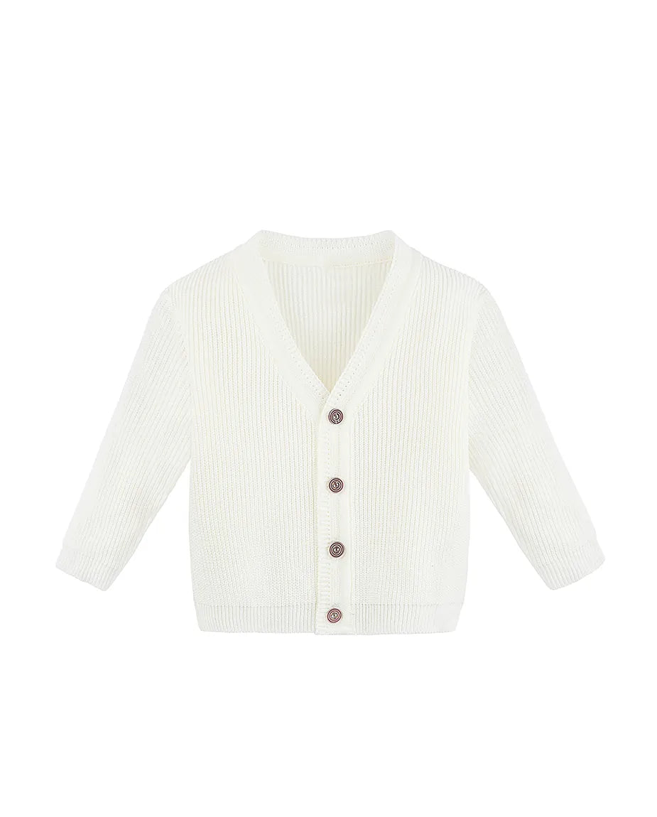 Boys Classic Knit V-Neck Cardigan Sweater
