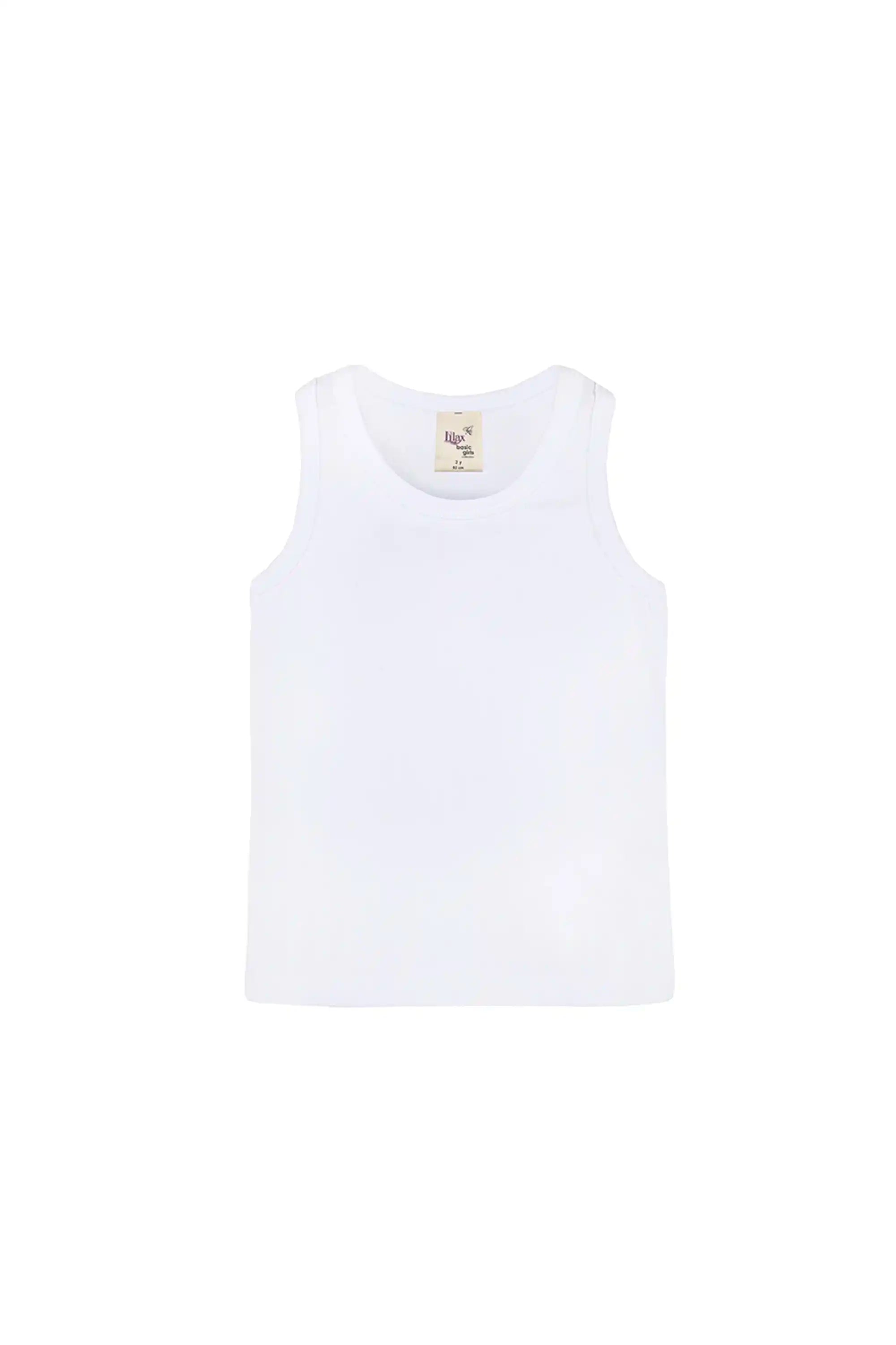 Girls' Soft Solid Cotton Blend Racerback Tank Top