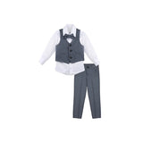 Boys 4-Piece Slim Fit Suit Set