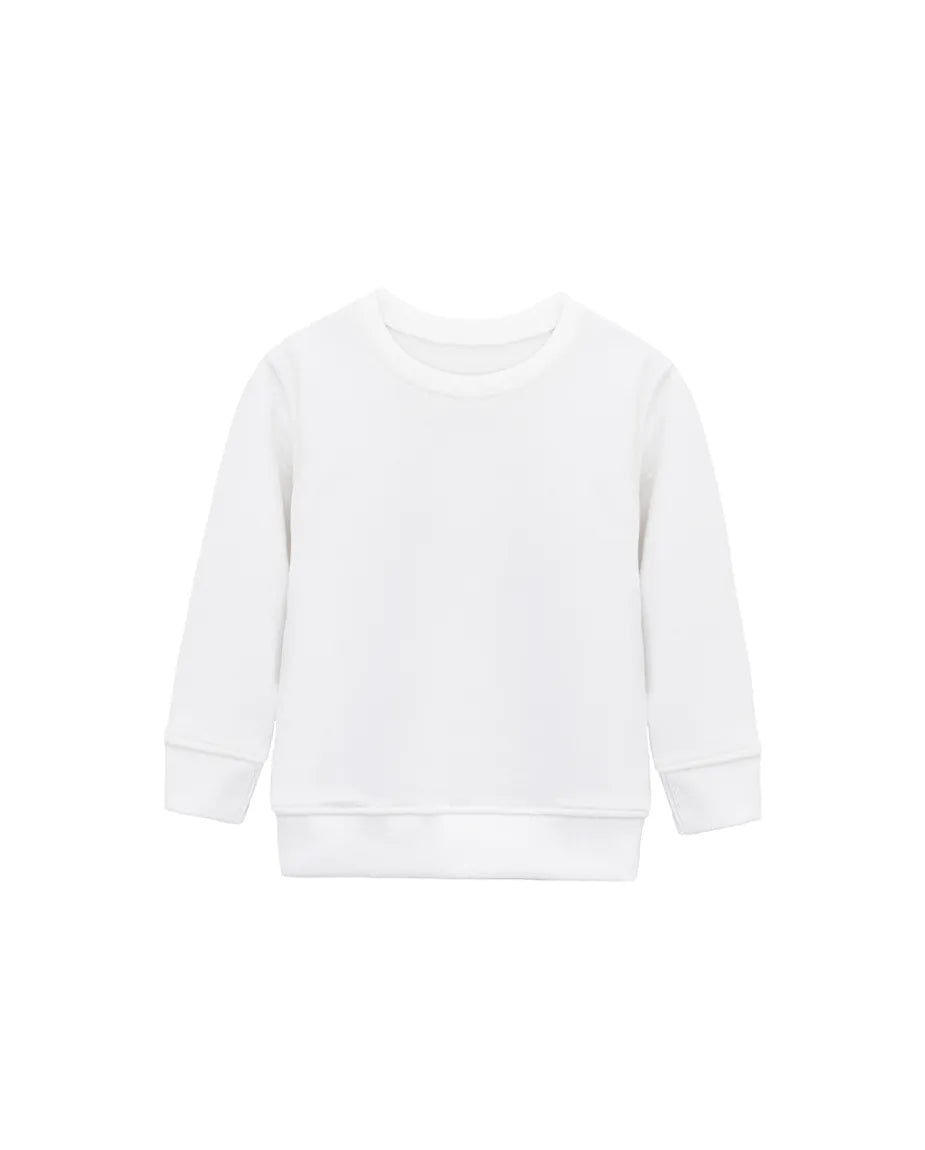 Boys Basic Crewneck Long Sleeve Cotton Sweatshirt