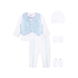 Newborn Baby 6-Piece Cotton Suit Set
