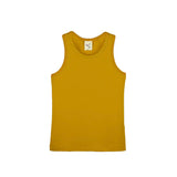Girls' Soft Solid Cotton Blend Racerback Tank Top