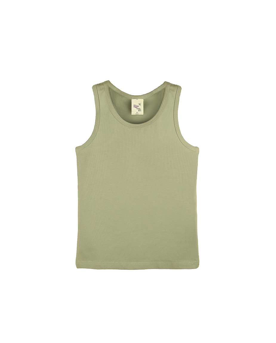Big Girl Cotton Basic Racerback Tanktop