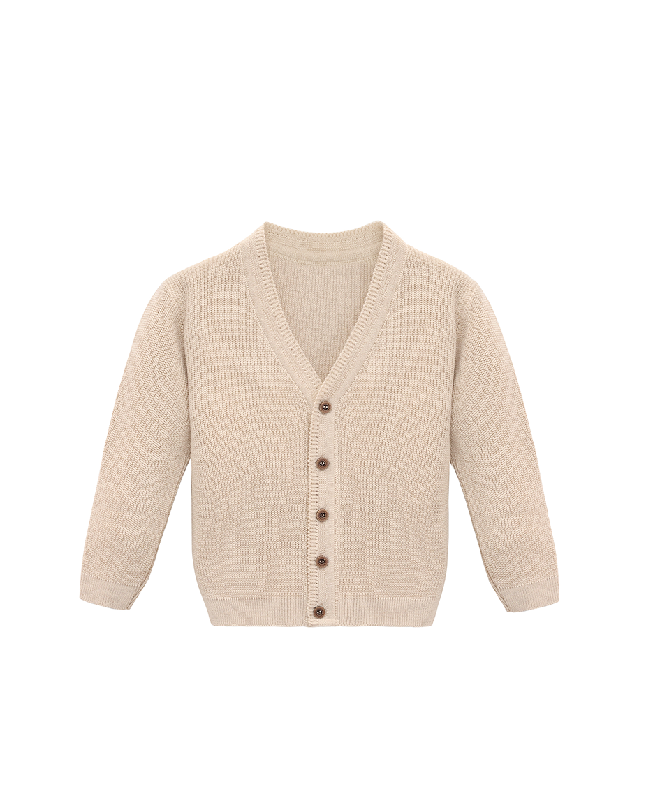 Boys Classic Knit V-Neck Cardigan Sweater