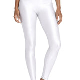 Girls Shiny High Waisted Leggings – Dance & Gymnastics Stretch Tights