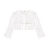 Girls Patterned Knit Bolero Cardigan