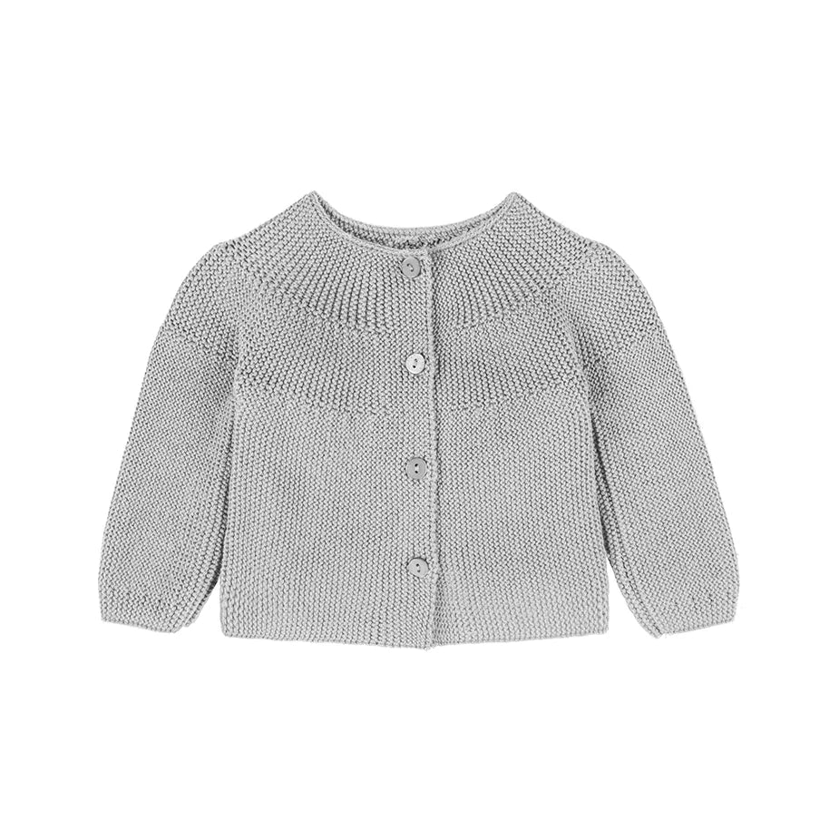 Baby Cotton Blend Chunky Knit Cardigan