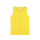 Girls' Soft Solid Cotton Blend Racerback Tank Top