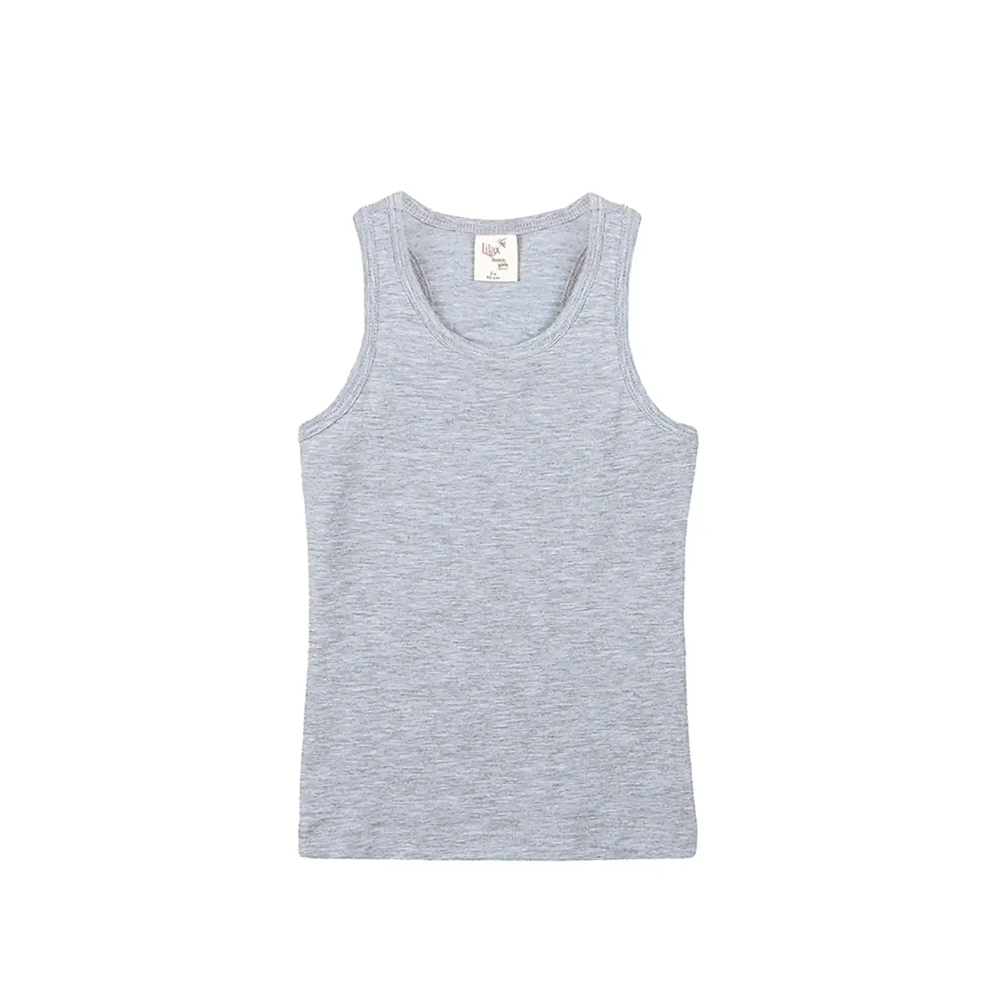 Girls' Soft Solid Cotton Blend Racerback Tank Top