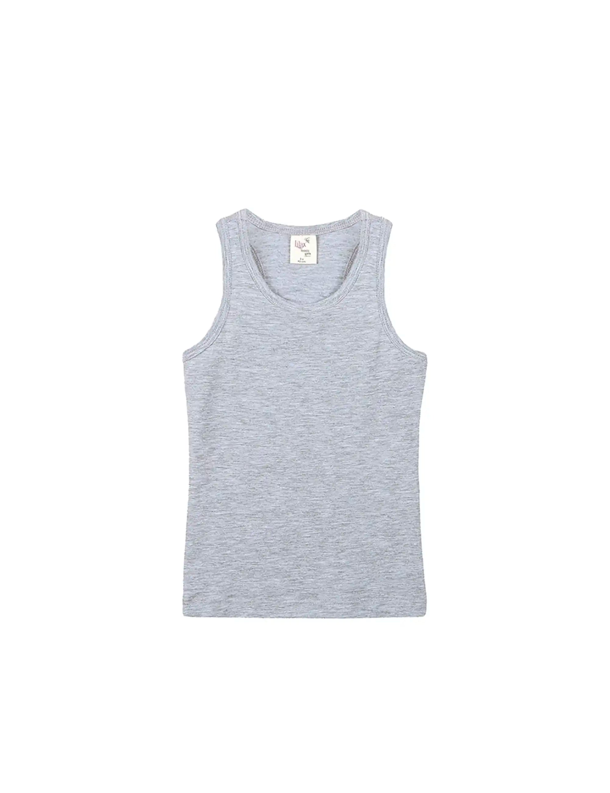 Girls' Soft Solid Cotton Blend Racerback Tank Top