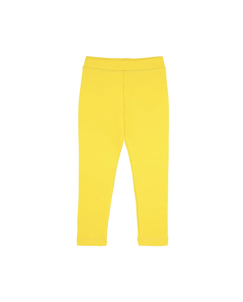 Little Girls Basic Solid Full Length Cotton Soft Legging