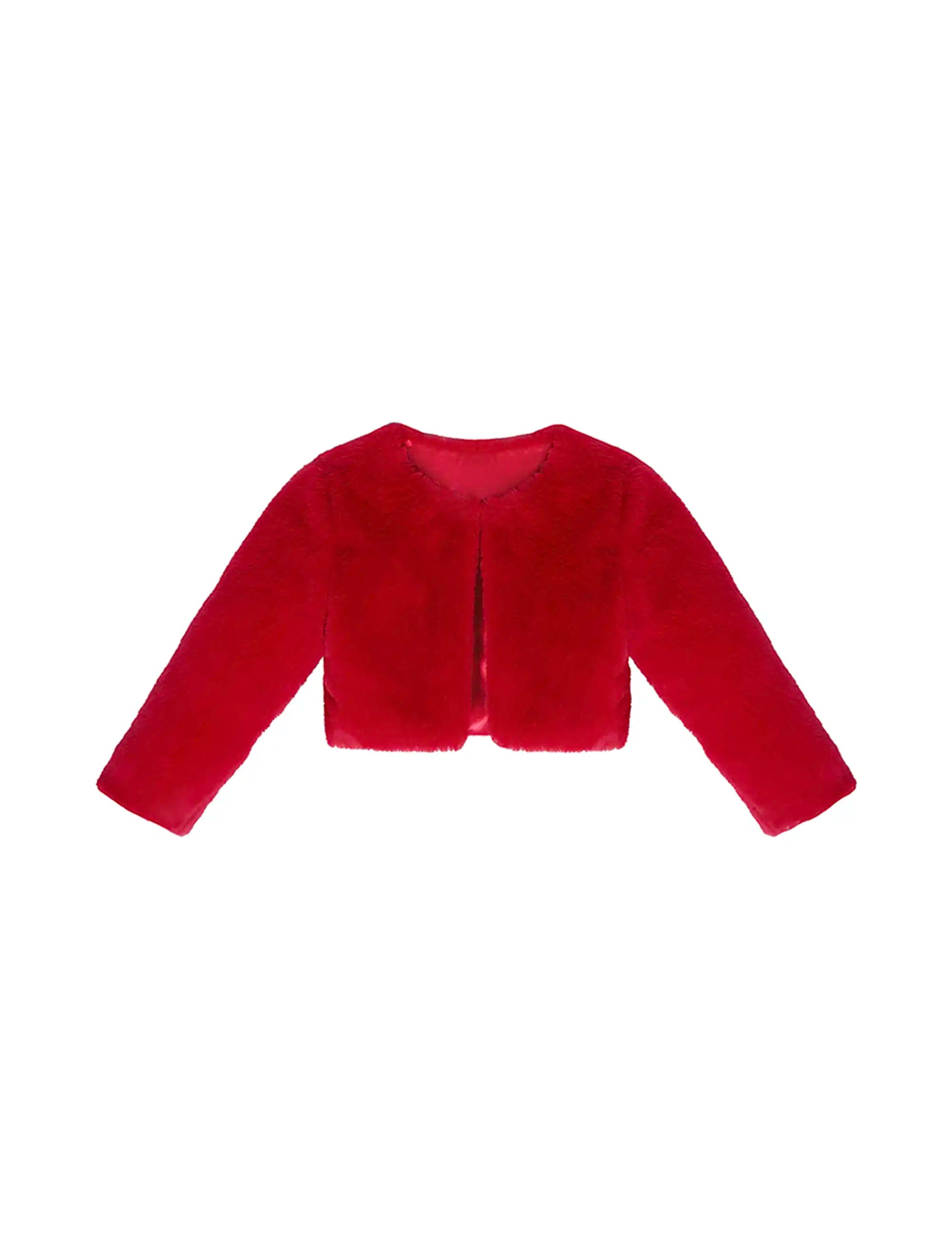 Girls' Bolero Cozy Faux Fur Jacket Shrug